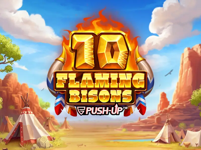 10 Flaming Bisons - Jogo do Tigre 777 Showdown